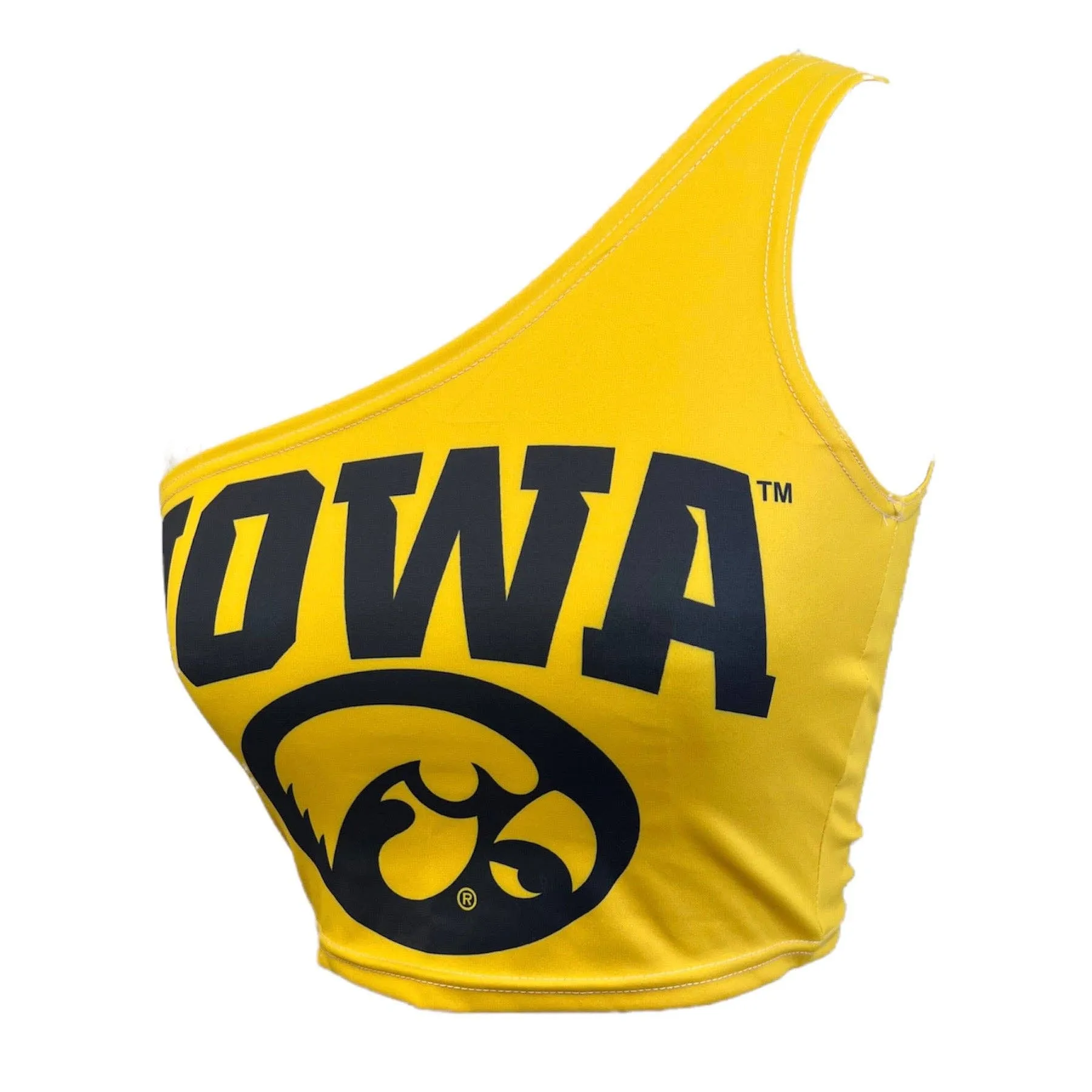 Iowa Hawkeyes One Shoulder Top