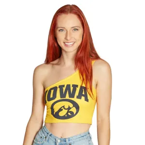 Iowa Hawkeyes One Shoulder Top