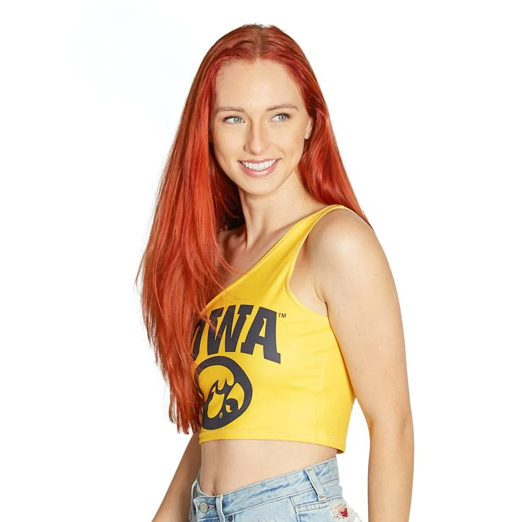 Iowa Hawkeyes One Shoulder Top