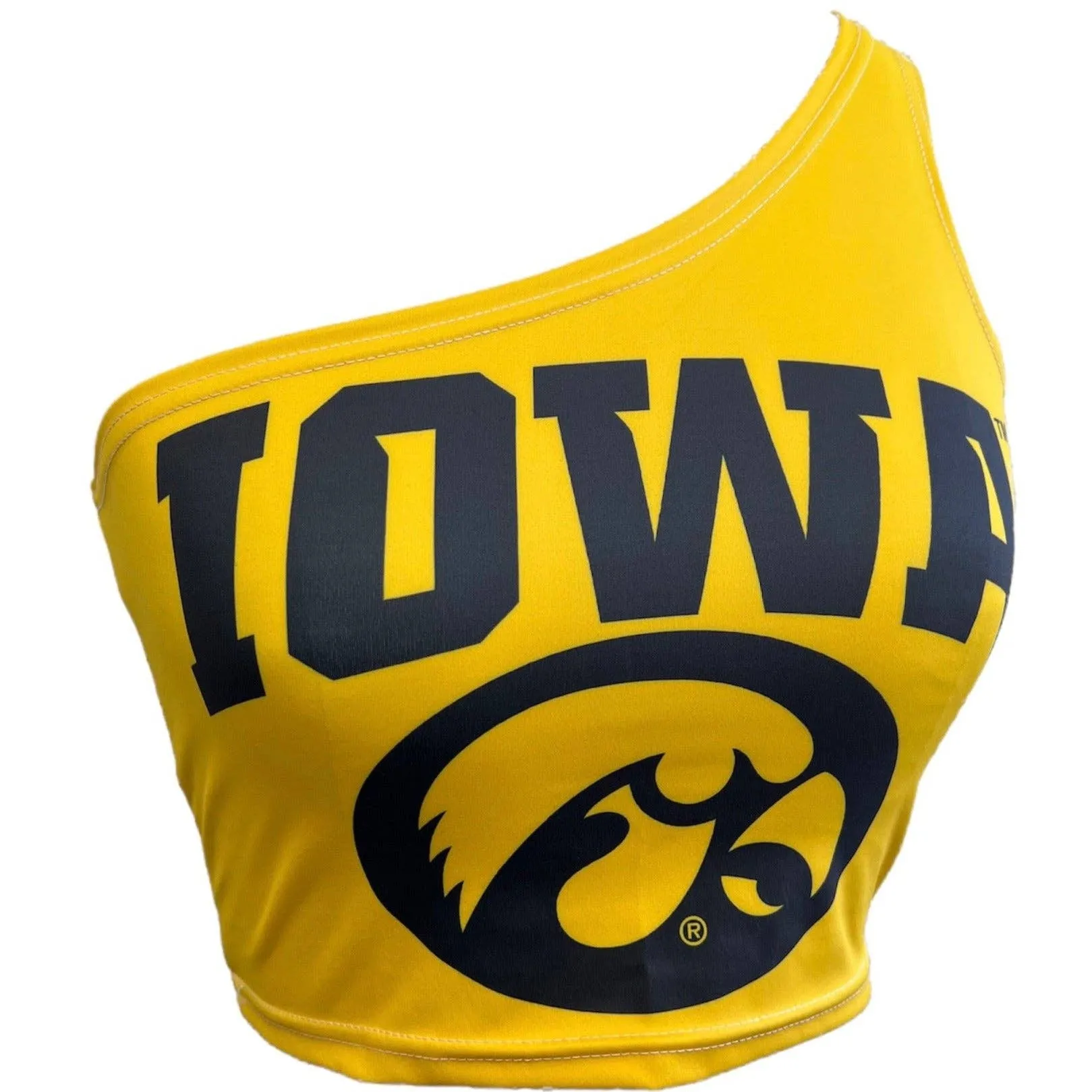 Iowa Hawkeyes One Shoulder Top