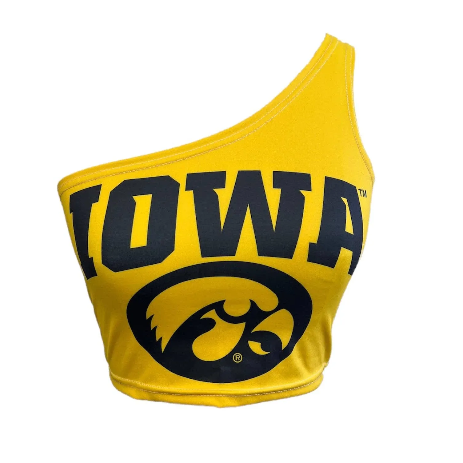 Iowa Hawkeyes One Shoulder Top