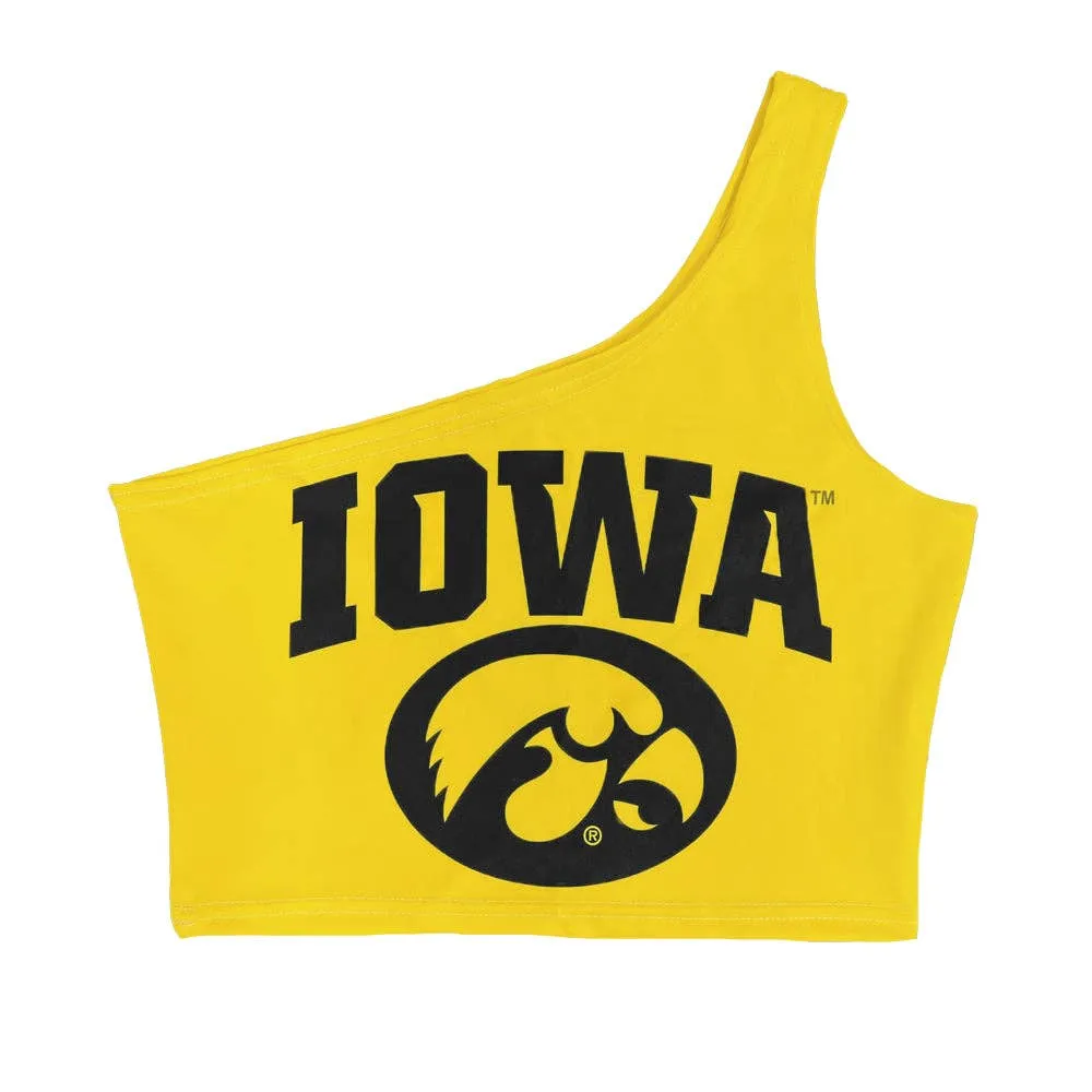 Iowa Hawkeyes One Shoulder Top