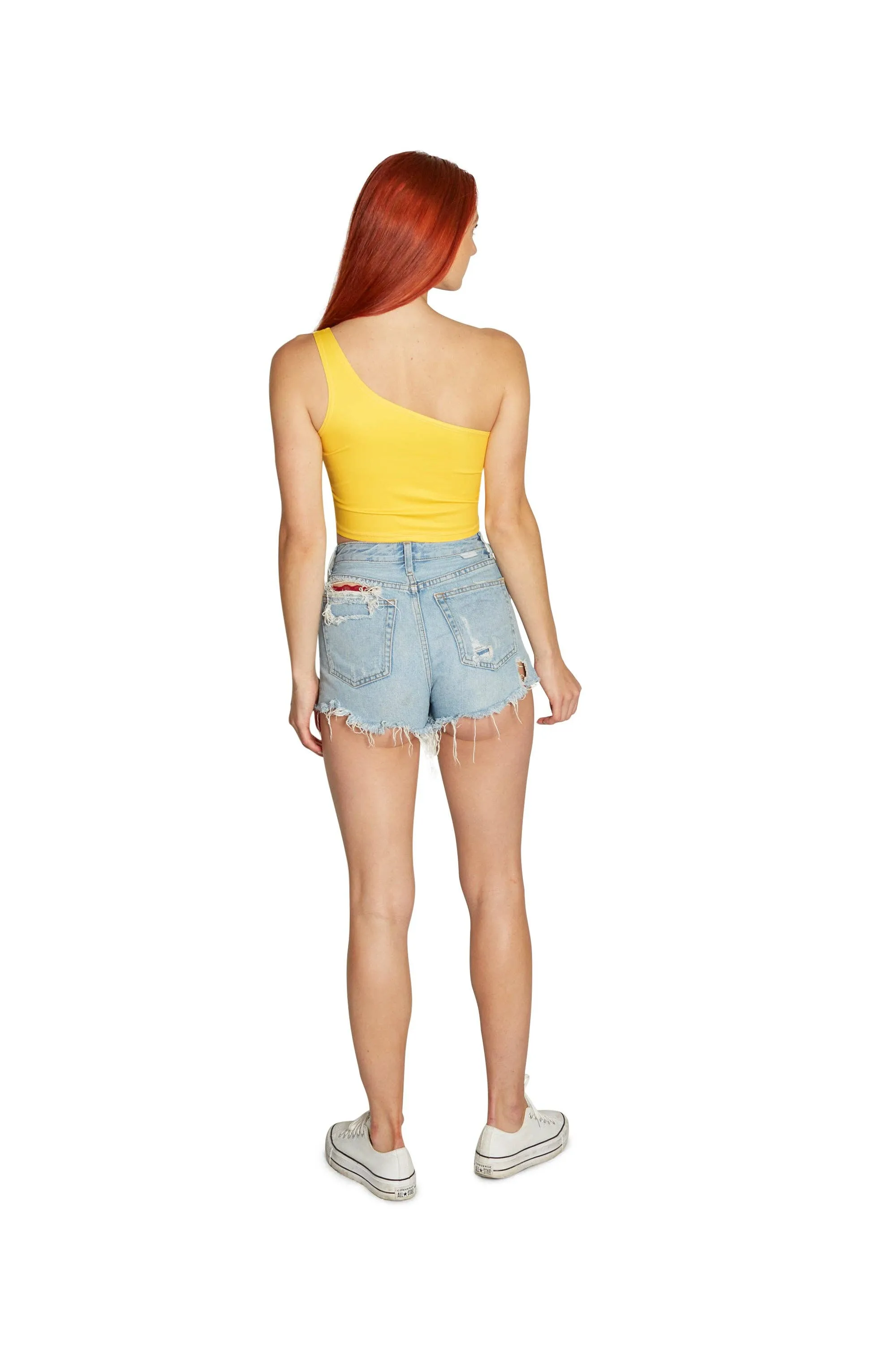 Iowa Hawkeyes One Shoulder Top