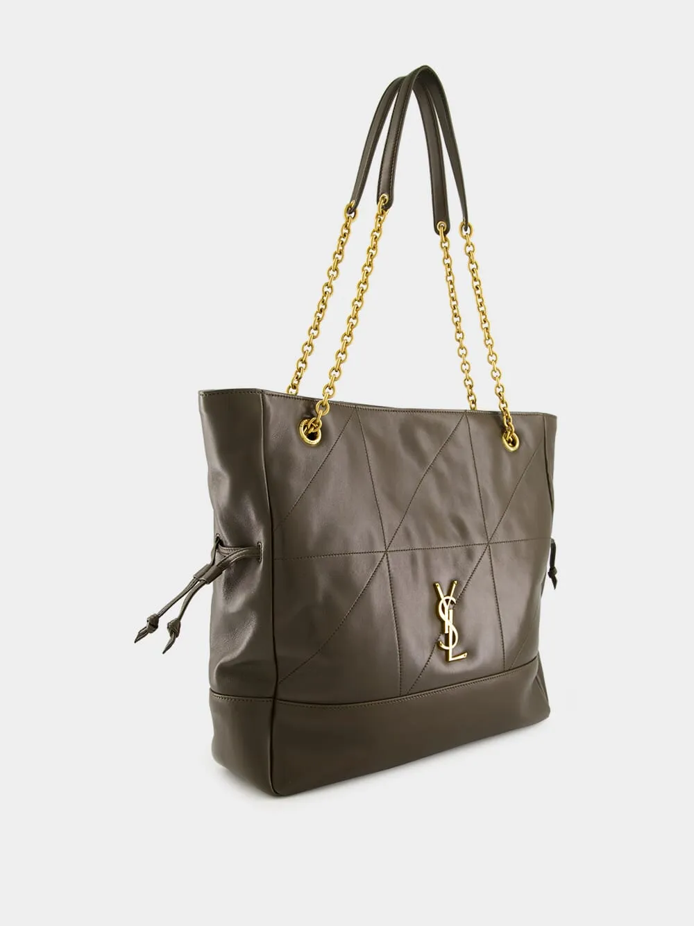 Jamie Shopping Bag in Light Musk Lambskin
