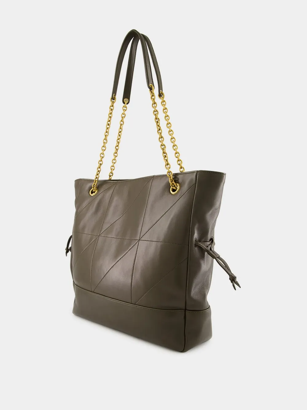 Jamie Shopping Bag in Light Musk Lambskin