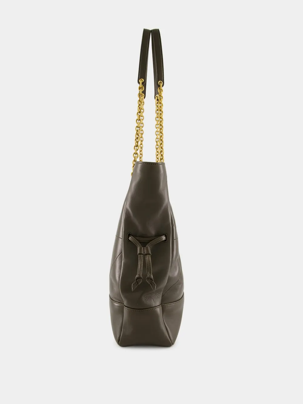 Jamie Shopping Bag in Light Musk Lambskin
