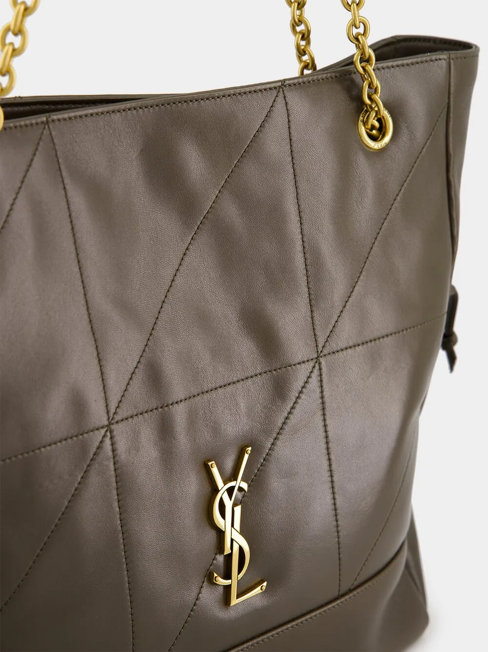 Jamie Shopping Bag in Light Musk Lambskin