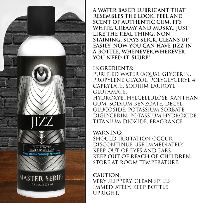 Jizz Water Based Cum Scented Lube 8.5oz