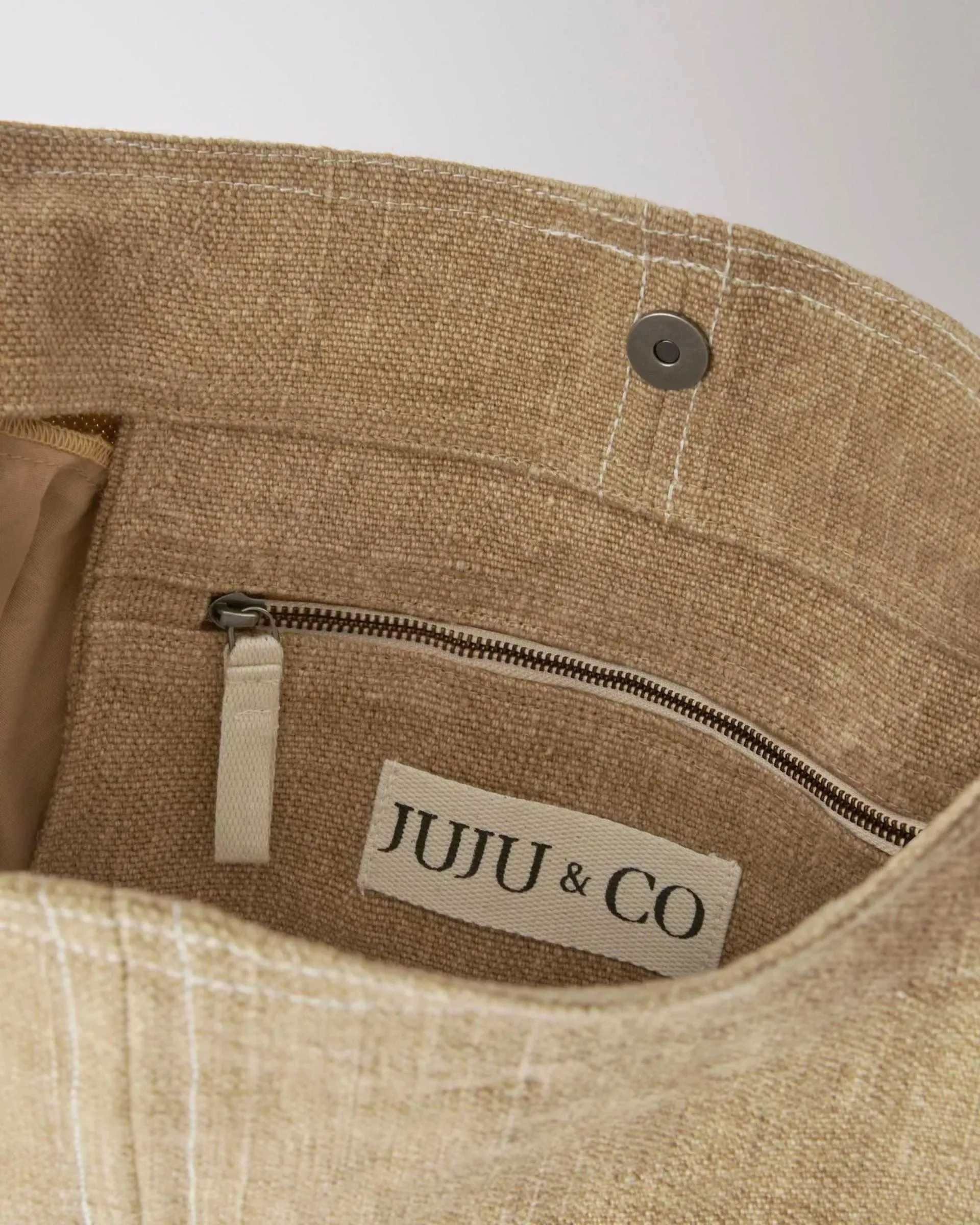 JUJU & CO Baby Jute Bag - Natural