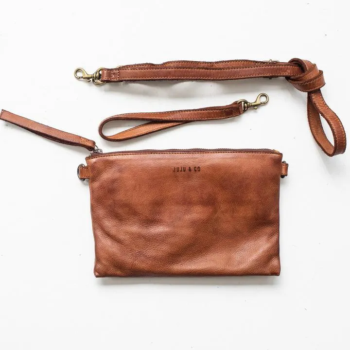 JUJU & CO Monterey Cross Body Small - Cognac