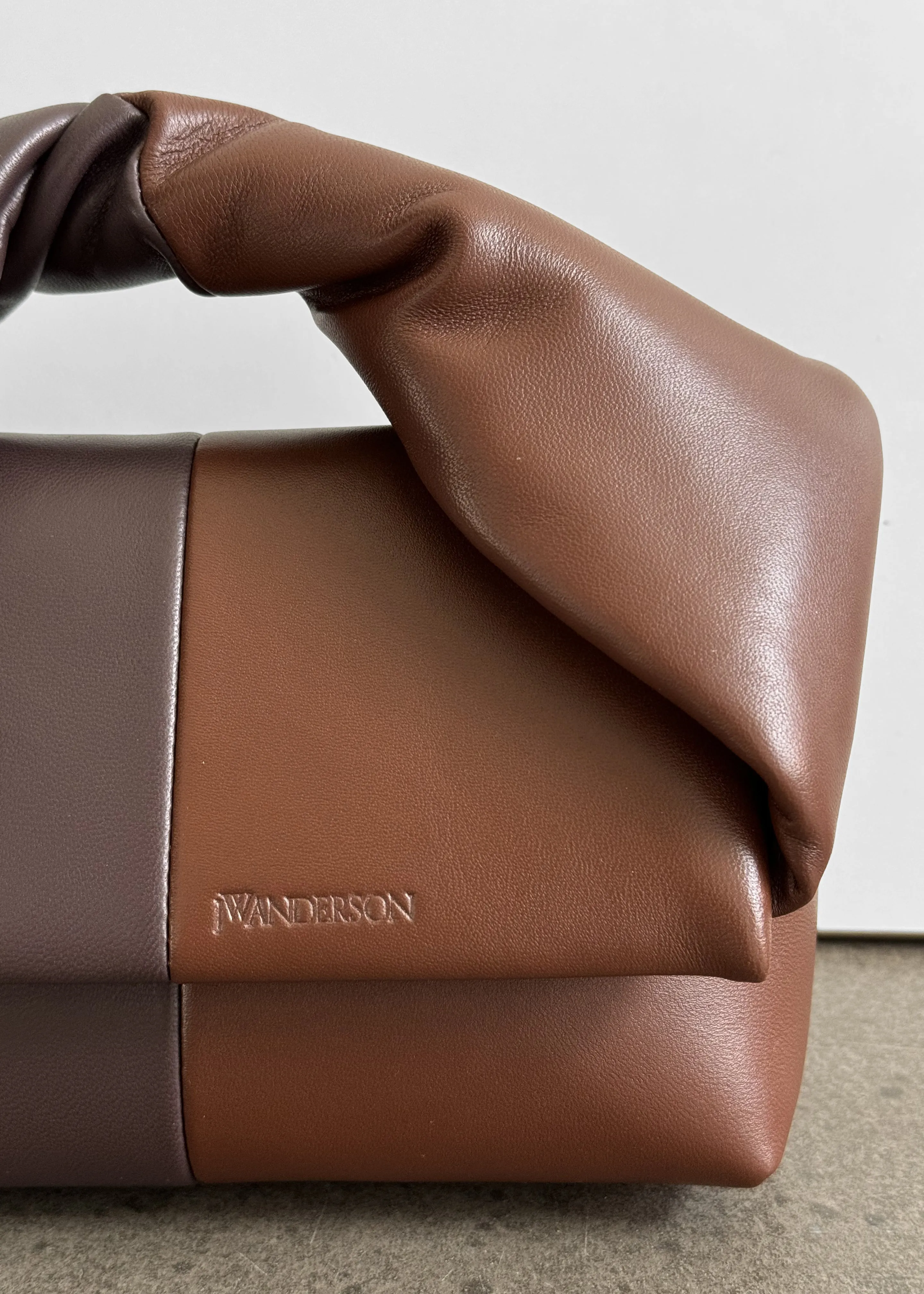 JW Anderson Midi Twister Bag - Dark Brown/Brown