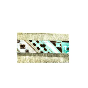 Kacey Wallet - Light Brindle w/ Bora Bora Navajo