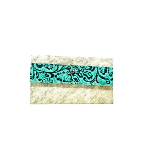 Kacey Wallet - Light Brindle w/ Sea Glass Tool