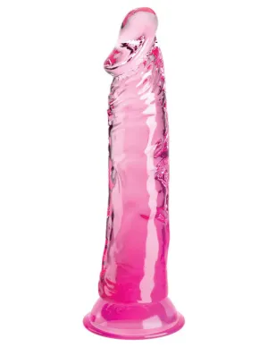 King  Clear 8 Inch - Pink
