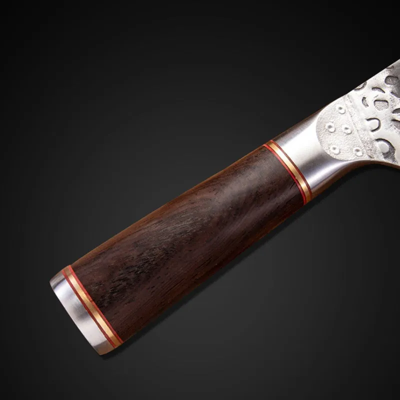Kitchen Knives Meat Slicing Chop Cleaver Knife Forged Chef Knife with Wooden Handle Cooking Tool