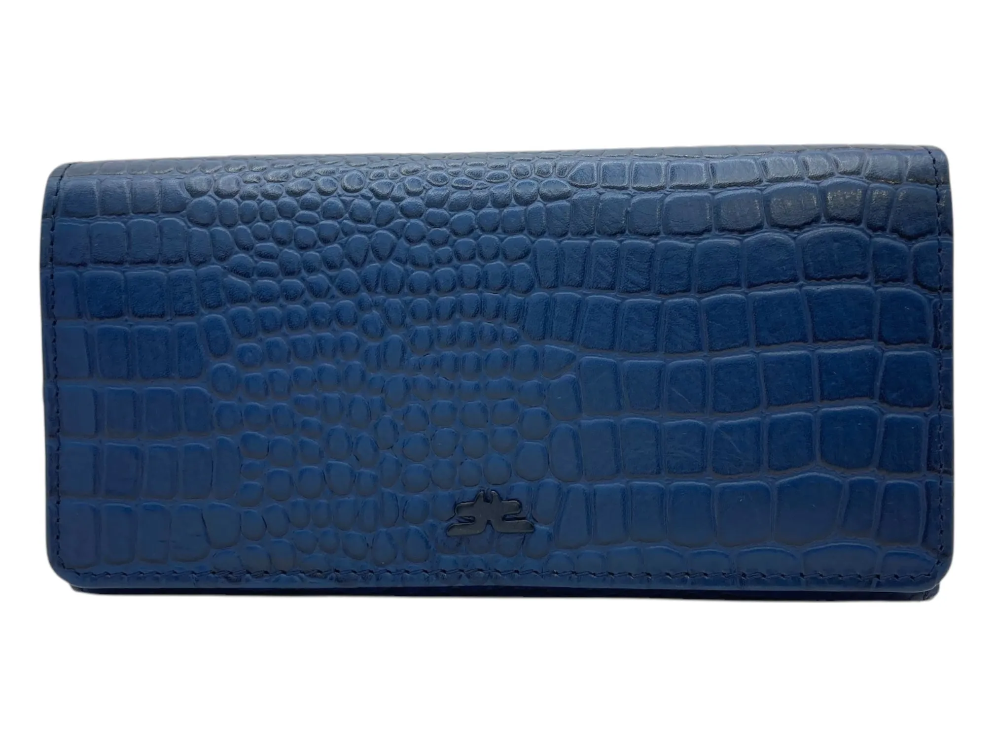 Ladies Clutch, Full Grain  multipurpose Leather wallet  # 1252B[LOGO]