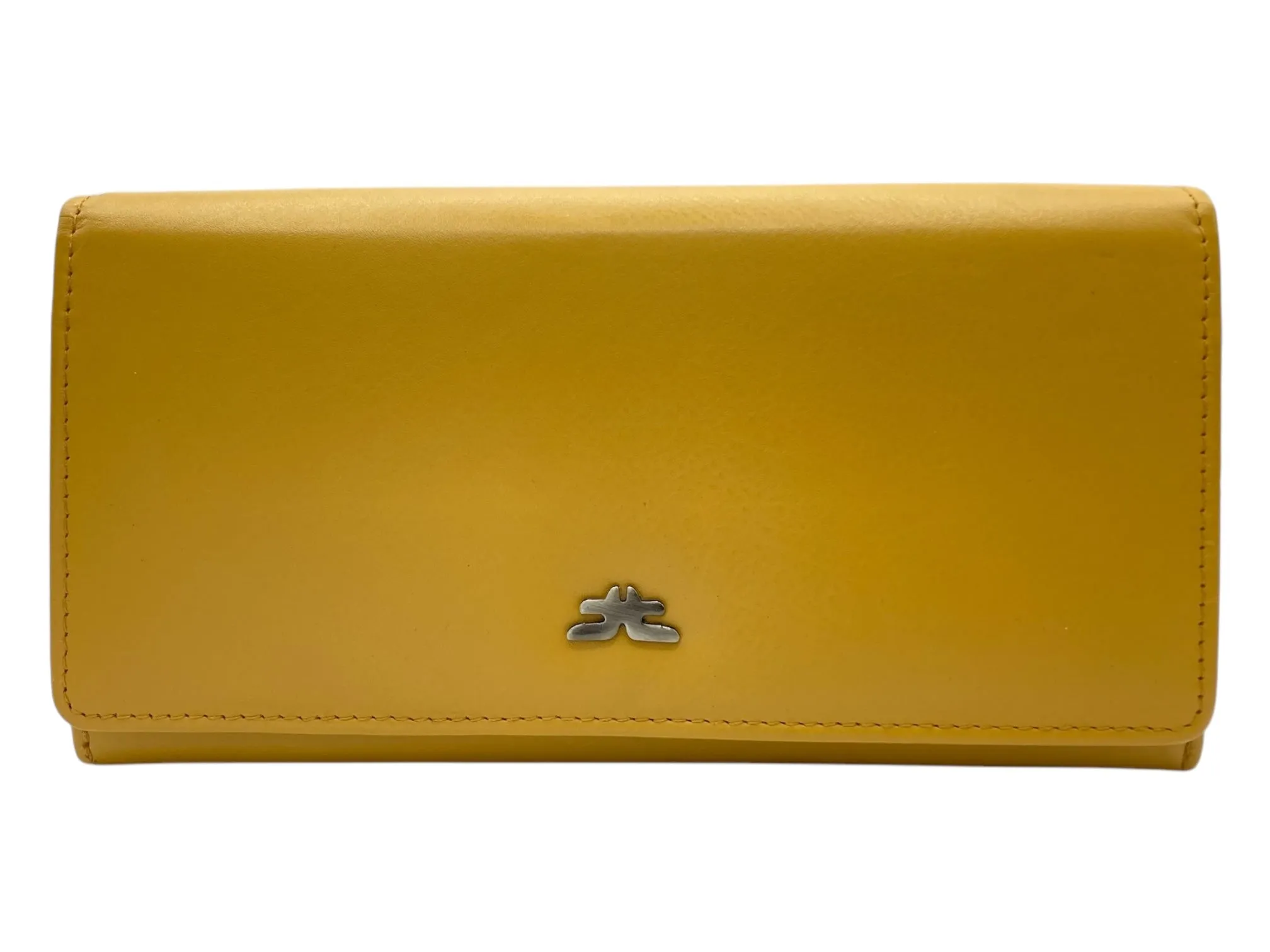 Ladies Clutch, Full Grain  multipurpose Leather wallet  # 1252B[LOGO]