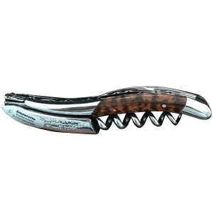 Laguiole en Aubrac Sommelier DeLuxe No 6 Waiter's Corkscrew with Amourette Snakewood Handle