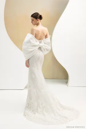 Large Detachable Bow for Wedding Dress(#ELLA)