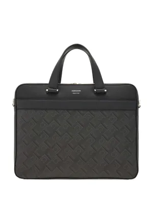 Leather messenger bag