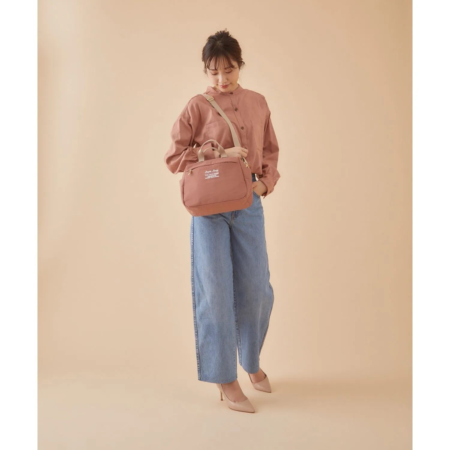 Legato Largo Washable Nylon 2Way Mini Tote Bag