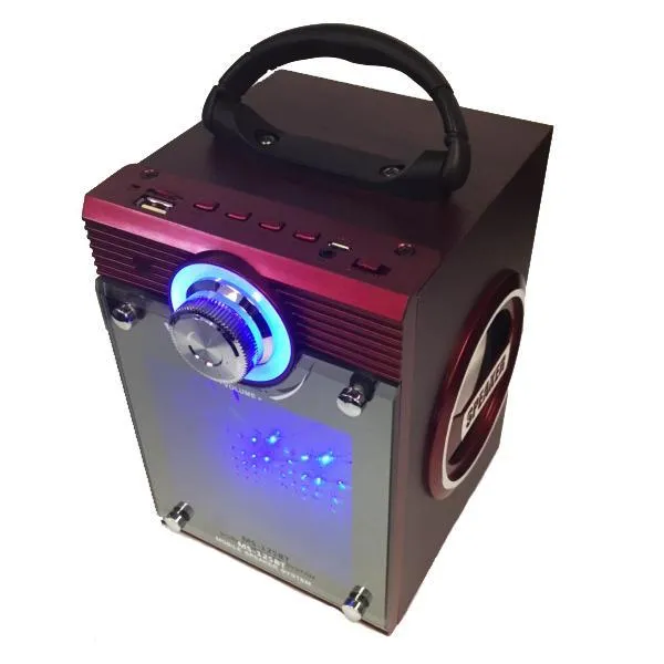 LI Battery Powered Portable Speaker With USB/TF/AUX/FM Radio