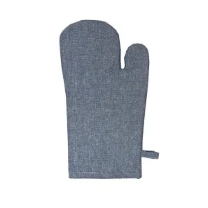 Linen House Revana Chambray Navy Oven Mitt