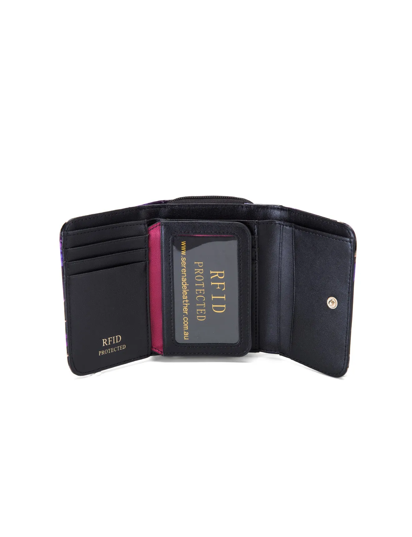 LISSE SML PATENT LEATHER WALLET WITH RFID-WSF3703- NEW IN