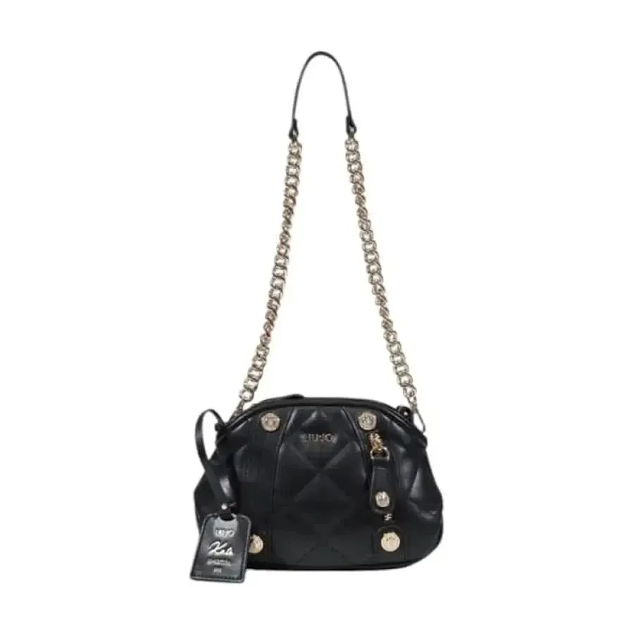 Liu Jo Black Shoulder Bag in 100% Polyurethane