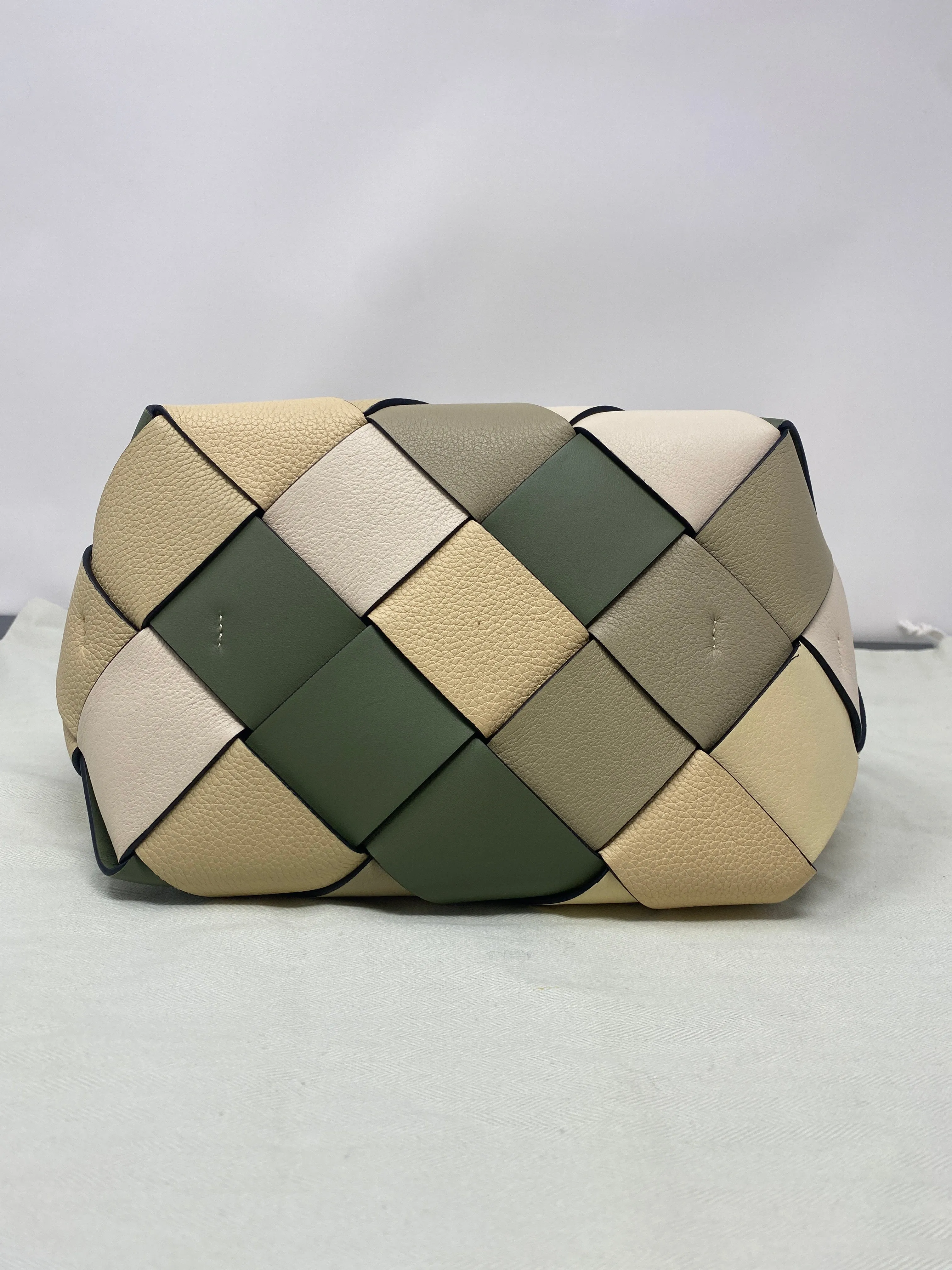 LOEWE Green Woven SURPLUS Bag