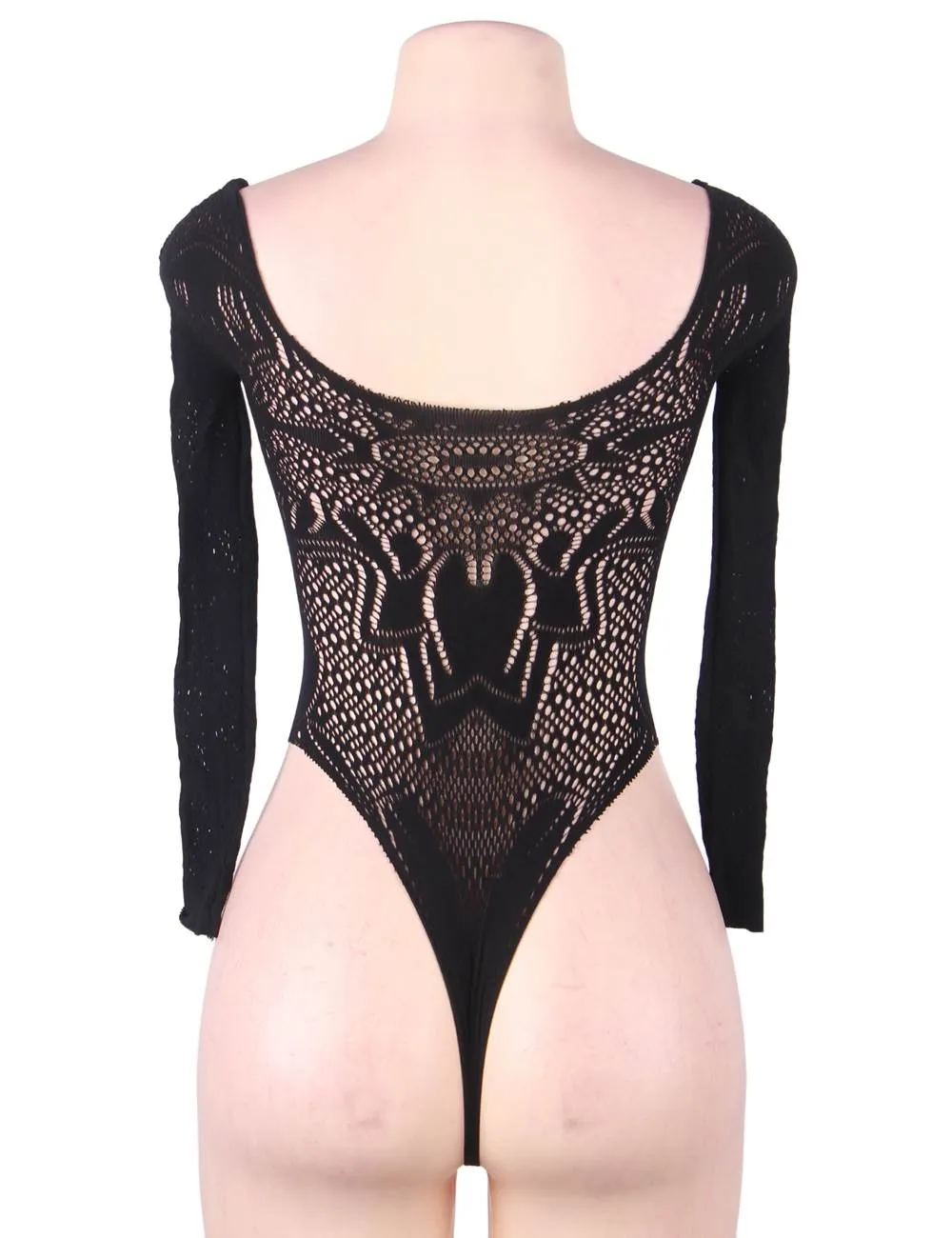 Long Sleeve Fishnet Off-the-shoulder Bodysuit Egypt