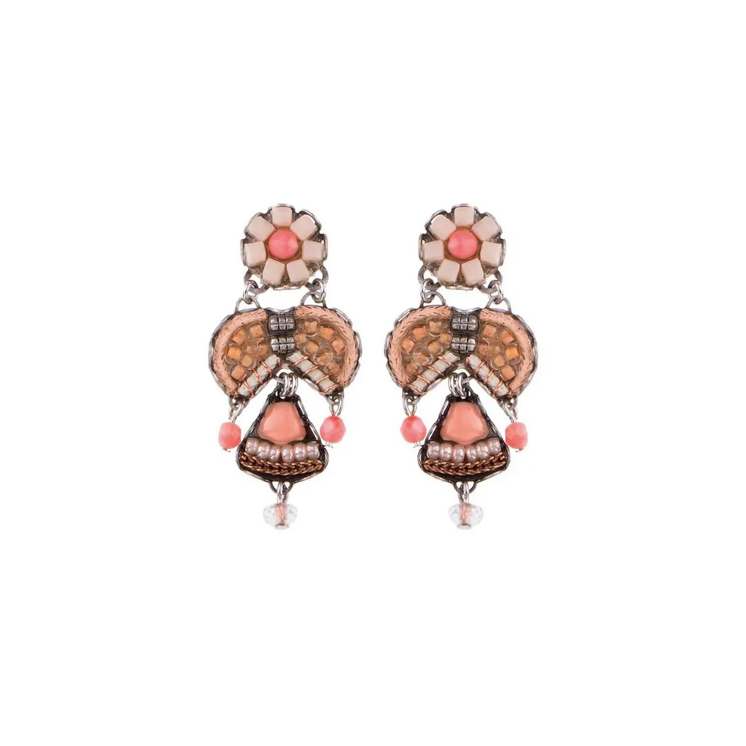 Loopy Pavo Post Earrings