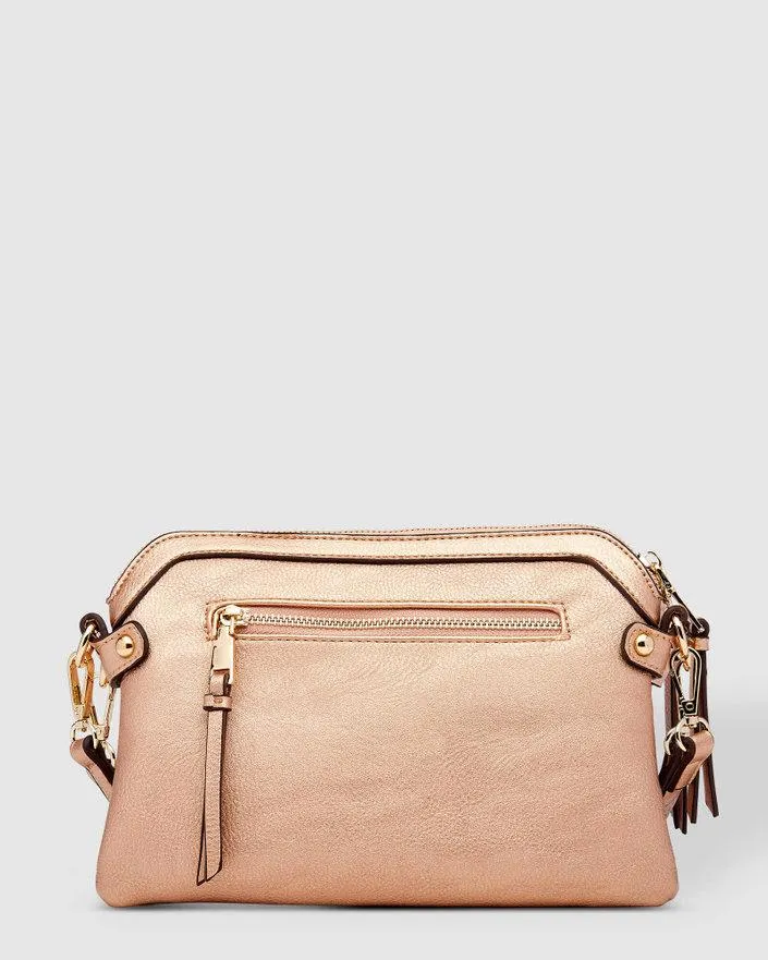 LOUENHIDE Arabella Crossbody Bag - Pink Champagne