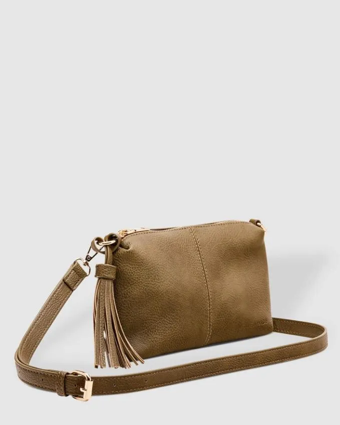 LOUENHIDE Baby Daisy Crossbody Bag - Khaki