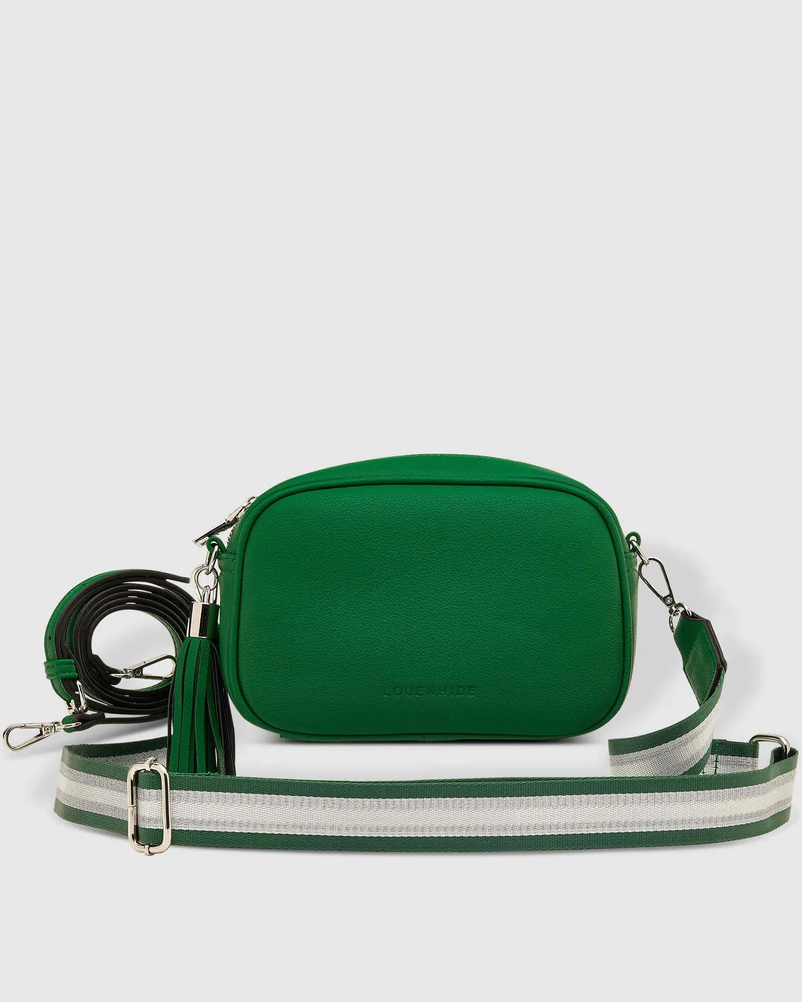 LOUENHIDE Jacinta Crossbody Bag - Metallic Green