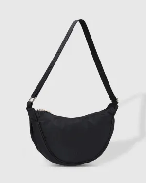 LOUENHIDE Sylvia Nylon Crossbody Bag - Black