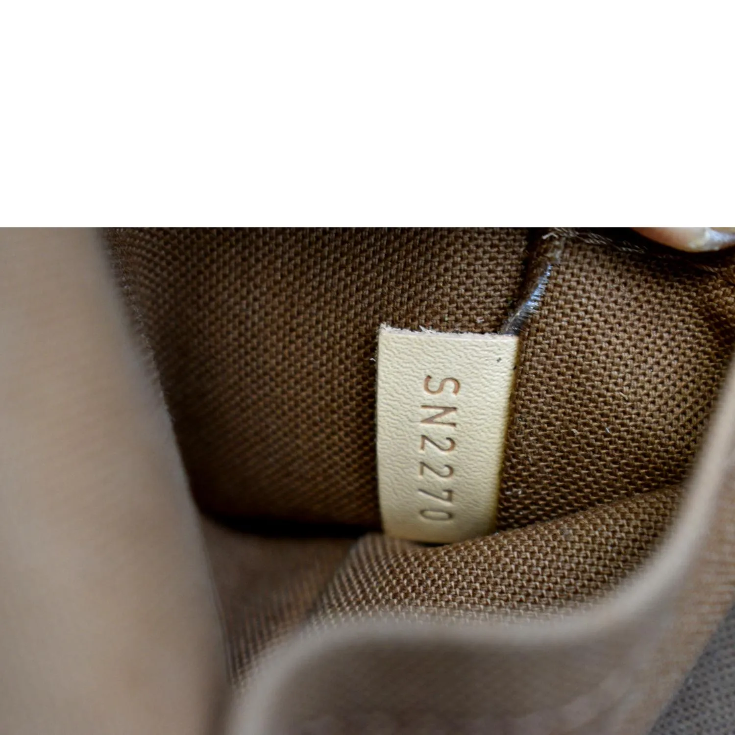LOUIS VUITTON Alma BB Monogram Canvas Satchel Crossbody Bag Brown