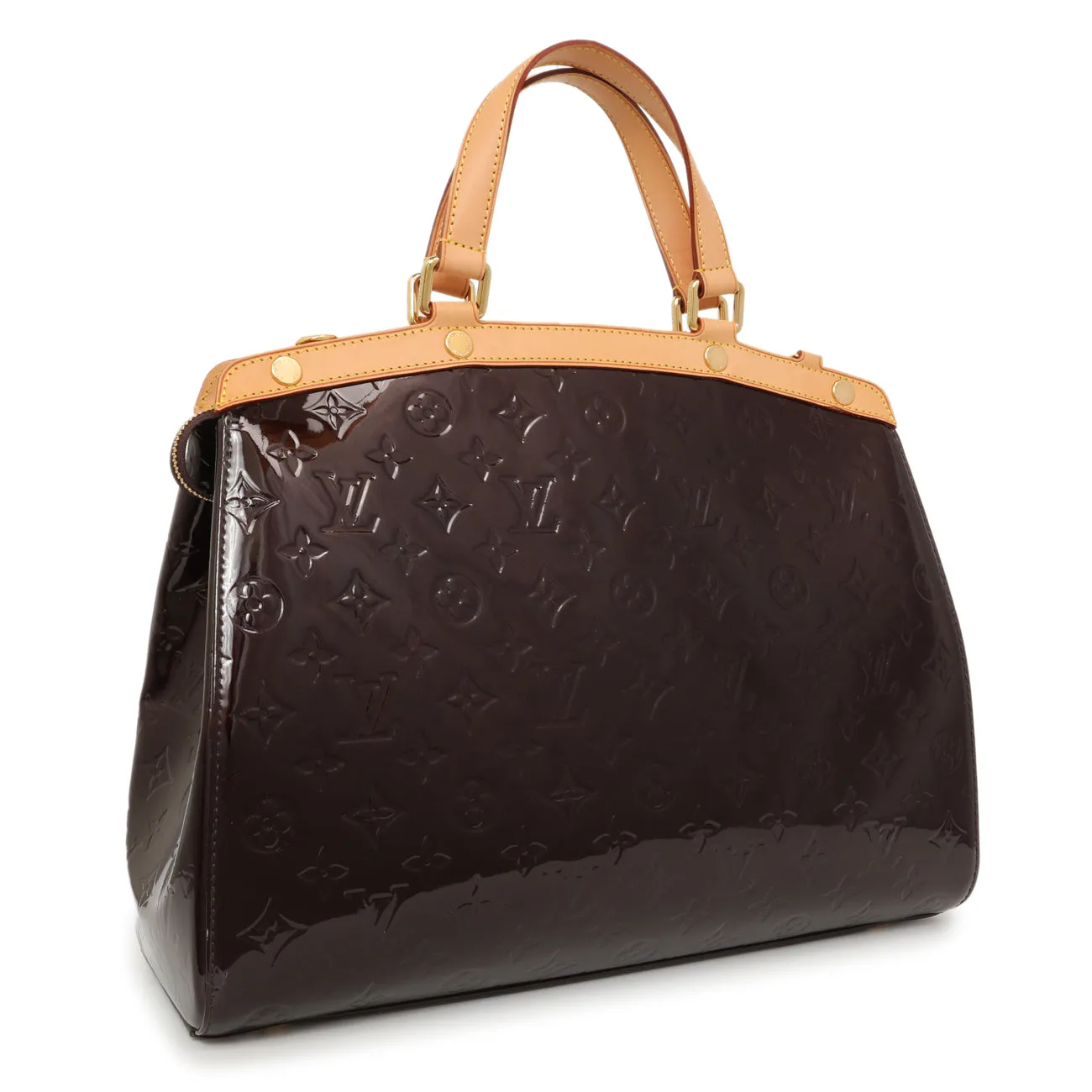 Louis Vuitton Amarante Vernis Brea GM