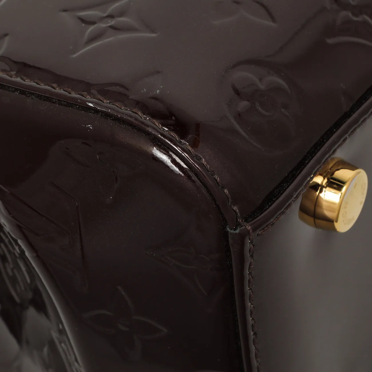 Louis Vuitton Amarante Vernis Brea GM