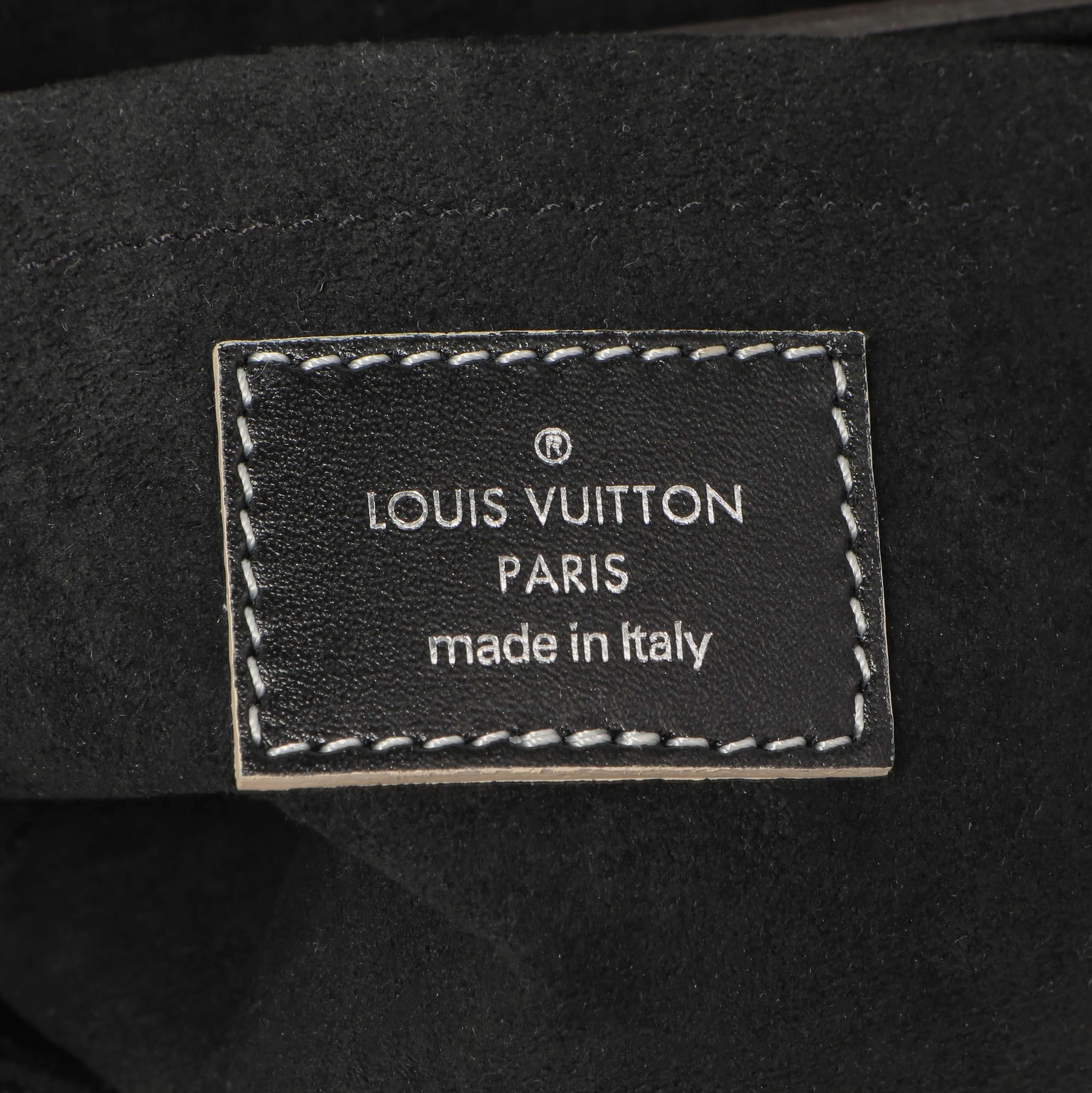 Louis Vuitton Black Calfskin Monogram Chain It PM