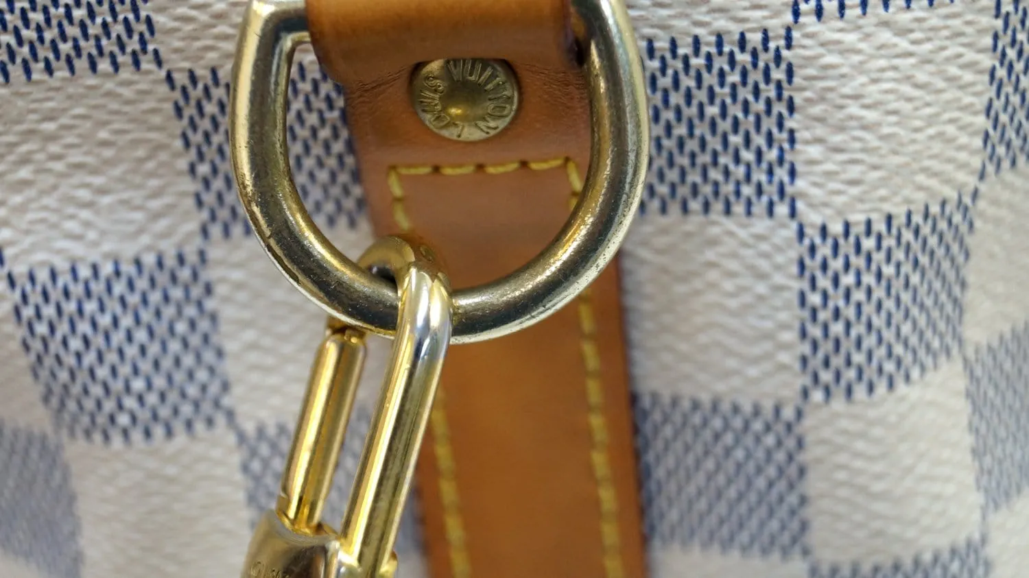 Louis Vuitton Damier Azur Speedy 30 Bandouliere Shoulder Bag