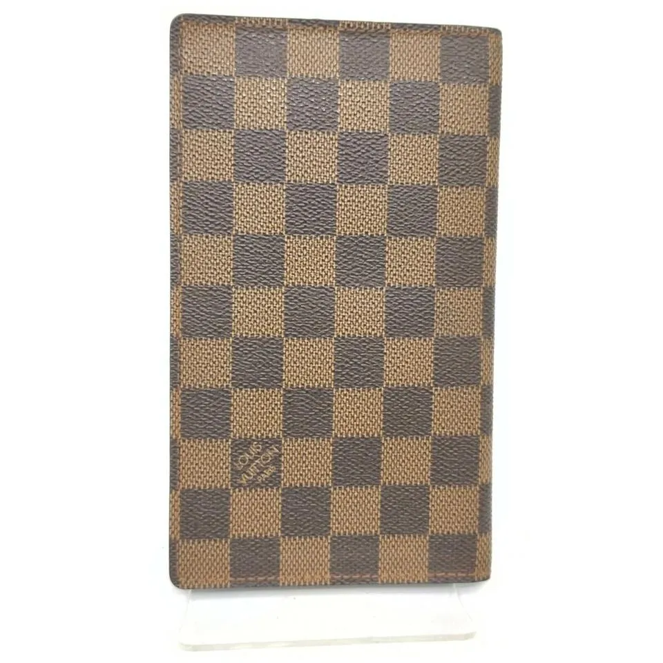 Louis Vuitton Damier Ebene Long Bifold Check Wallet 861589