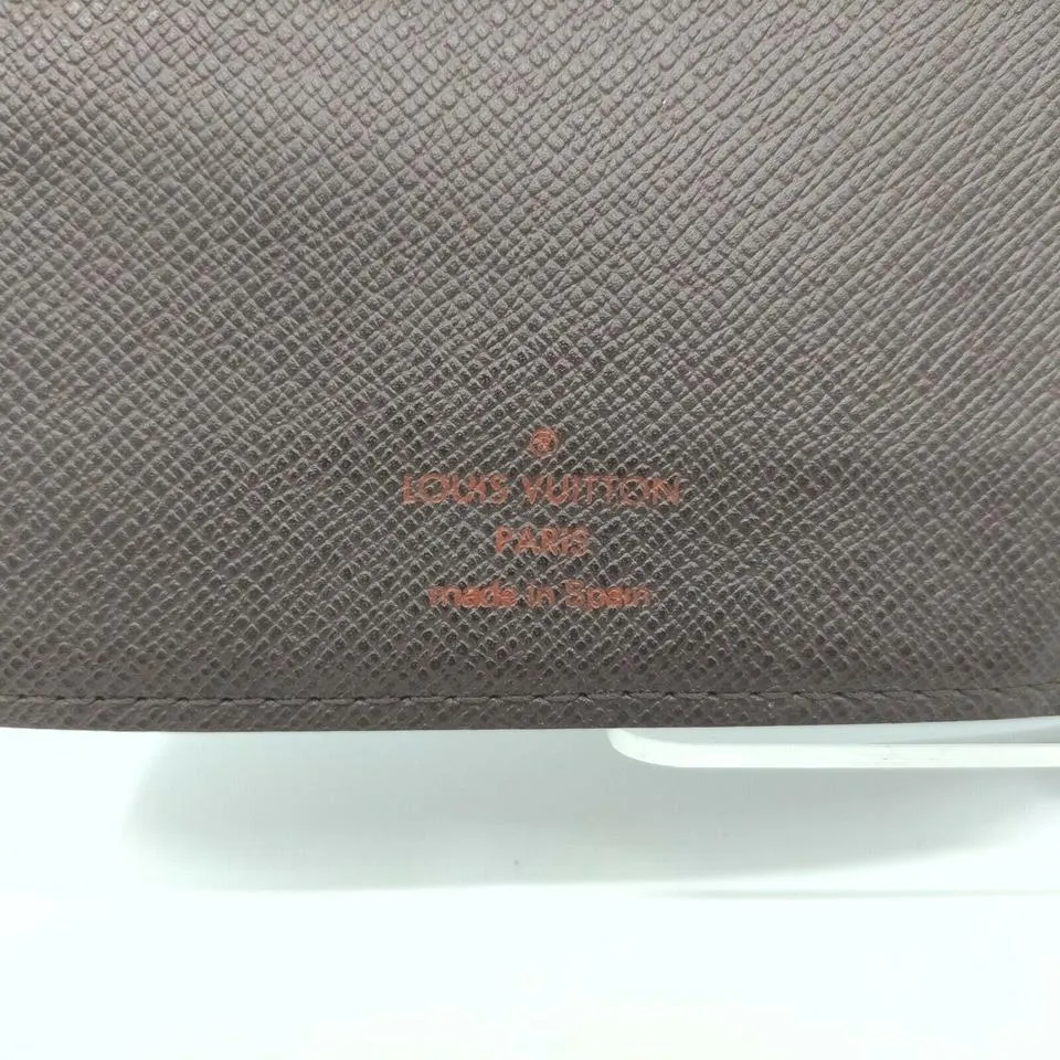 Louis Vuitton Damier Ebene Long Bifold Check Wallet 861589