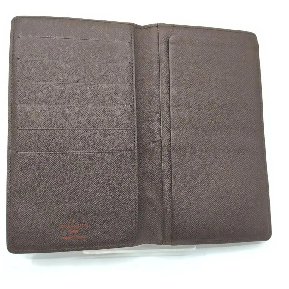 Louis Vuitton Damier Ebene Long Bifold Check Wallet 861589