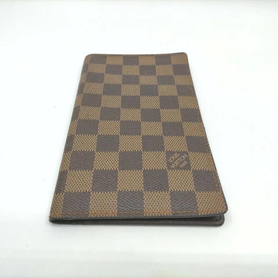 Louis Vuitton Damier Ebene Long Bifold Check Wallet 861589