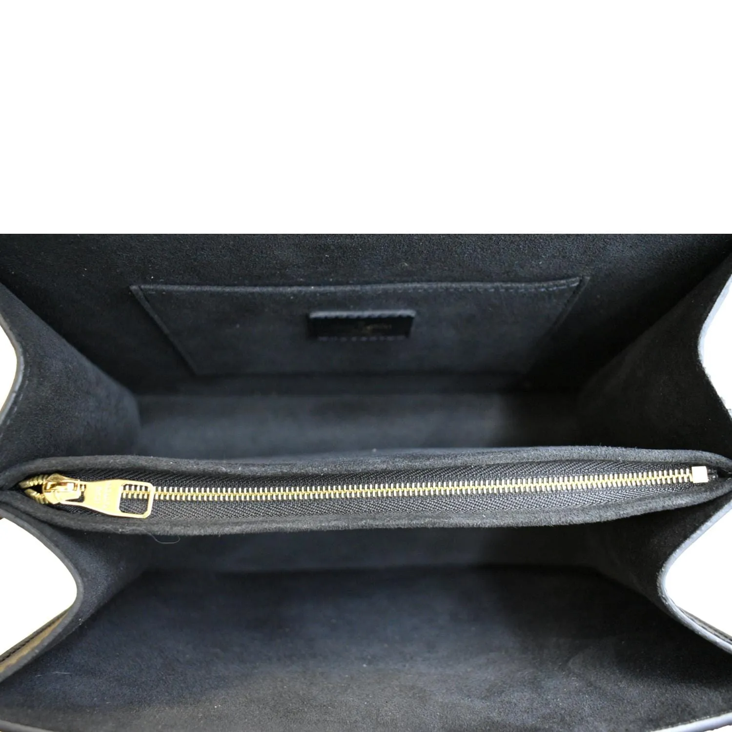 LOUIS VUITTON Dauphine MM Epi Leather Shoulder Bag Black