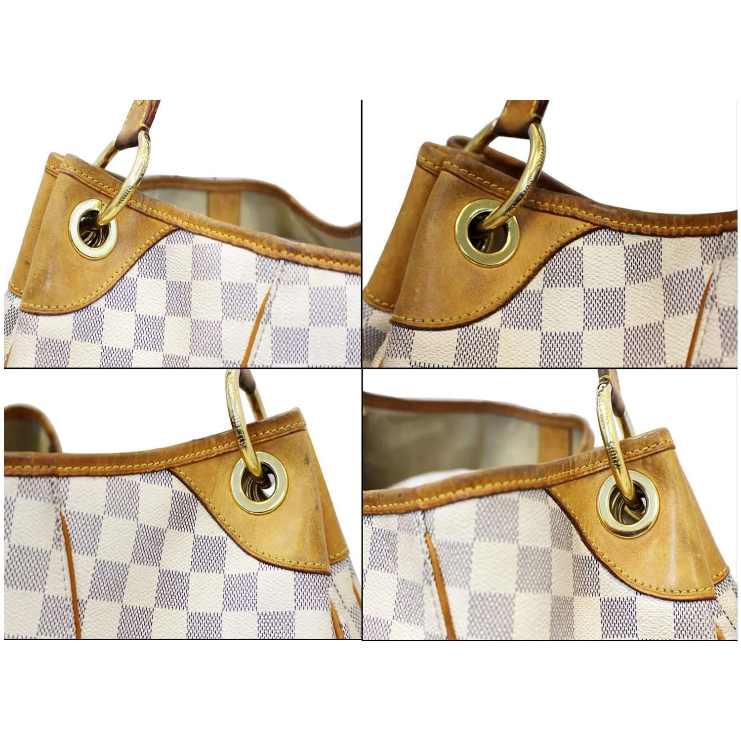LOUIS VUITTON Galliera GM Damier Azur Shoulder Bag