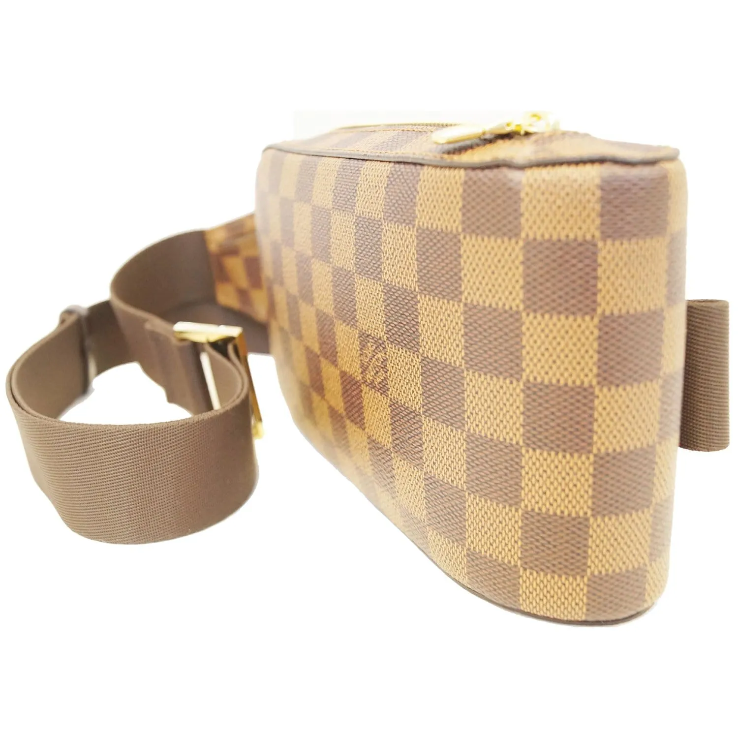 LOUIS VUITTON Geronimos Damier Ebene Hip Bag Brown