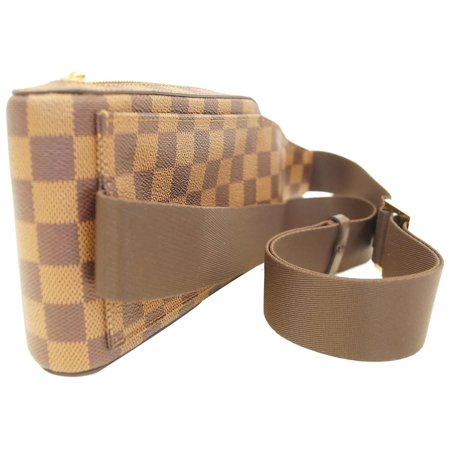 LOUIS VUITTON Geronimos Damier Ebene Hip Bag Brown