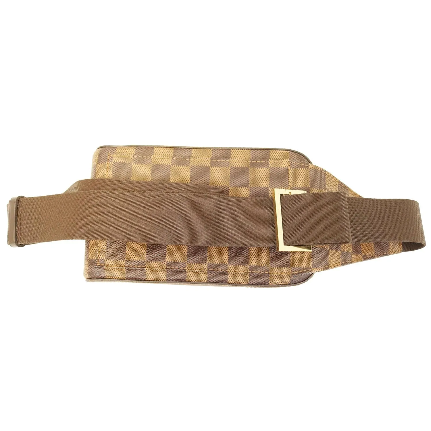 LOUIS VUITTON Geronimos Damier Ebene Hip Bag Brown